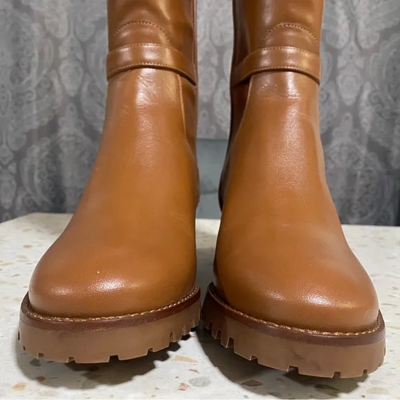 Women's Talbots Tish Tall Quilted Leather Lug Boots, Size 6.5 M - Picture 6 of 17